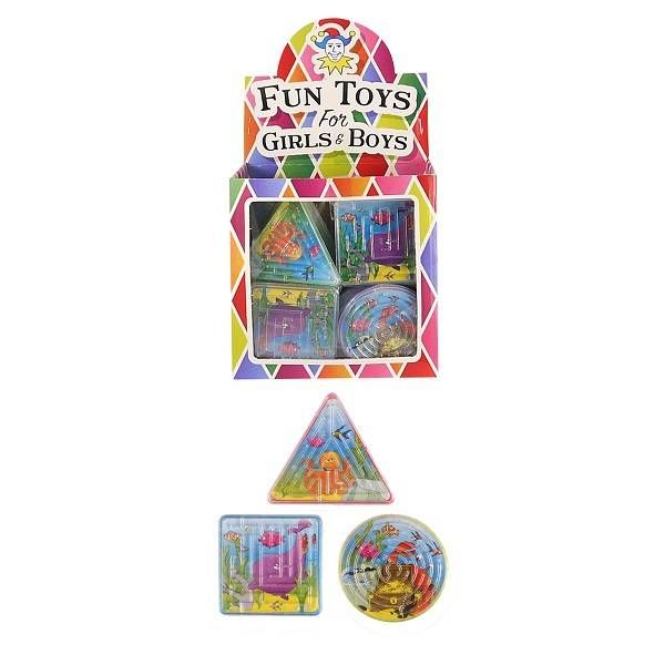 Uitdeelcadeautjes - Geduld Spelletjes Sea Life in Traktatiebox 96 stuks