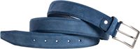 Officine Napoli 2035 Denim B050 Kledingriem Blauw Suede Heren - Blauw - 95 CM