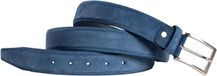 Officine Napoli 2035 Denim B050 Kledingriem Blauw Suede Heren - Blauw - 95 CM