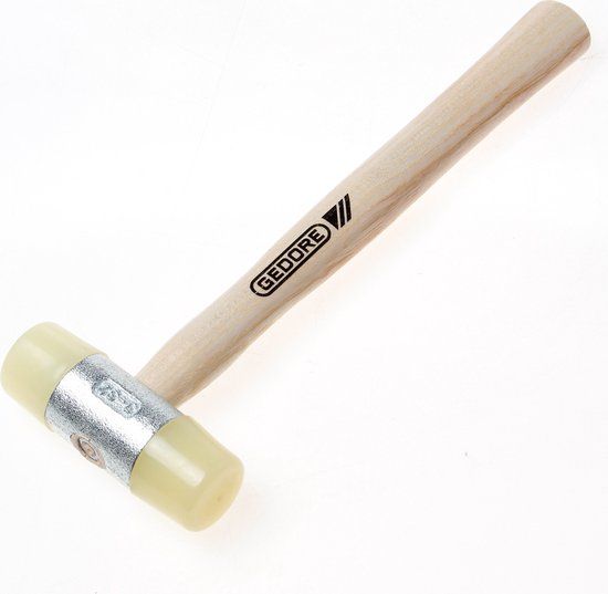 Gedore Nylonhamer 32 mm - Hout - Kunststof handgreep