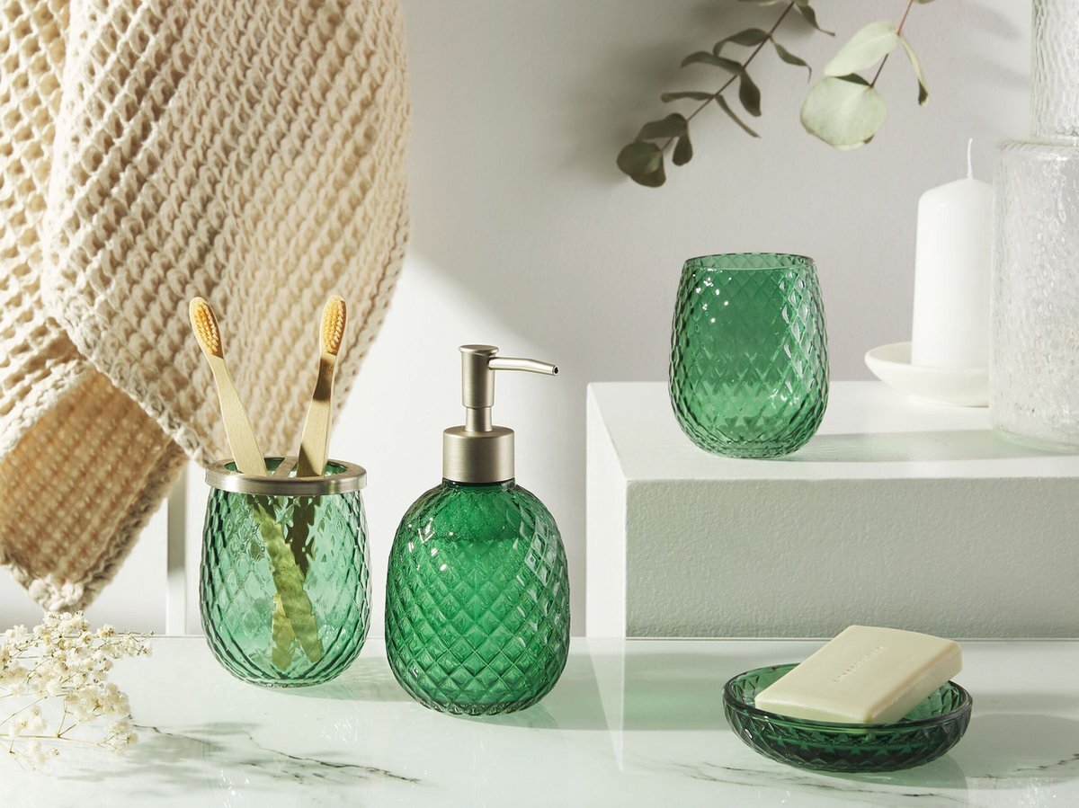 Beliani CANOA - - groen - glas