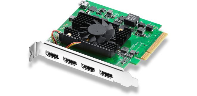 Blackmagic Design DeckLink Quad HDMI Recorder - Video Capture Card - 4x HDMI In