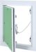vidaXL Access Panel Green and Silver 20 x 25 cm Aluminium and Plasterboard
