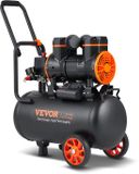 Vevor 1450W Olievrije Compressor 24L 70dB
