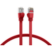 Patchkabel RJ45 Flachpatchkabel Cat.6A U/FTP PVC, rot 1m - 1 VPE = 10 Stück