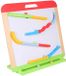 Spielmaus 3 in 1 schoolbord en knikkerbaan