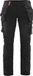 Blåkläder Dames 4-weg stretch werkbroek 7192-1645 - Zwart/Rood - D25