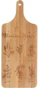 Something Different Snijplank Healing Herbs Wooden Bruin