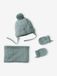 Vertbaudet Set voor babyjongen met mutsje + snood + wanten BASICS