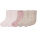 LUPILU® Lot de 5 chaussettes bébé (rose/gris, 15-18)