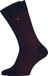 Tommy Hilfiger Small Stripe Sock (2-pack) - Heren Sokken - Rood met Blauw Gestreept
