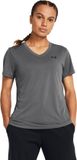 Under Armour Tech SSV- Solid-GRY Dames Sportshirt