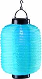 Merkloos LED Solar Lampion 20 x 55 cm - Blauw
