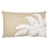 HOME DECO FACTORY TX0295 Removable Palm Tree Motif Cushion 30x50 cm