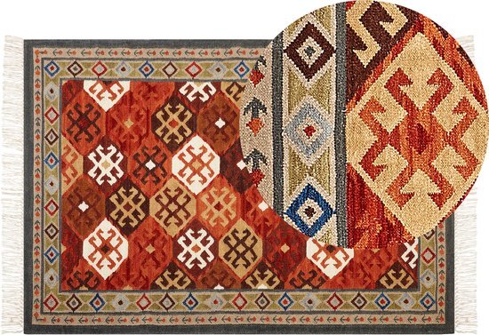 Beliani URTSADZOR - Rug - Multicolor - Wol