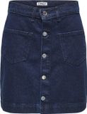 ONLY - Onlamazing HW Skirt Tai DNM NOOS - Dames - Rokken - M - Katoen - Denim - Donkerblauw
