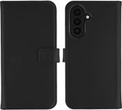 Selencia Echt Leren Bookcase - Zwart - Geschikt voor Samsung Galaxy A27 (5G)