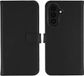 Selencia Echt Leren Bookcase - Zwart - Geschikt voor Samsung Galaxy A27 (5G)