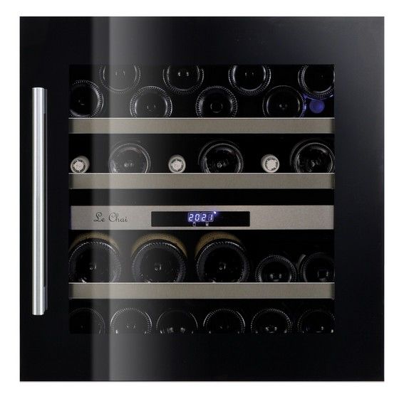 Le Chai LBN340 Inbouw Wijnkoelkast - 34 Flessen - Zwart