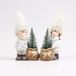 Season Inspired Decoration Jongen of meisje met kerstboom led groen 11.5x6,5x20cm