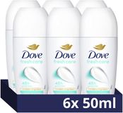Dove - Anti-Transpirant Deodorant Roller - Fresh Care - 6 x 50 ml