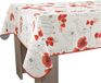 Le linge de Jules Poppies Tafelkleed, vlekbestendig, rood - Afmetingen: rechthoekig 150 x 300 cm
