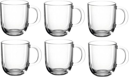 Leonardo Modena Theeglas - 400 ml - 6 stuks
