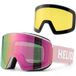 Helios View Magnet, masque de ski, blanc/rose