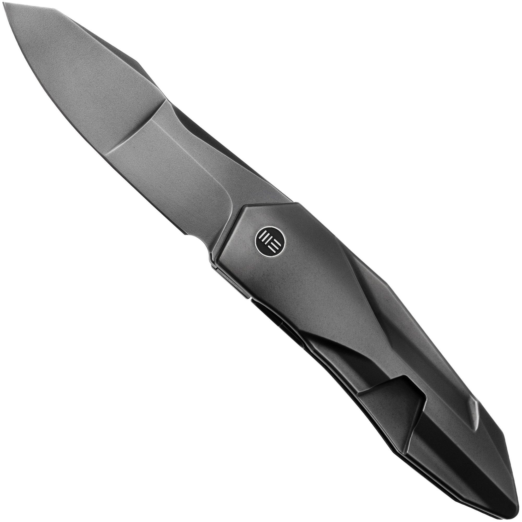 We Knife WE Knife Solid WE22028-26 CPM-20CV Dark Gray Bead Blasted Titanium, zakmes