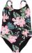 Roxy Shadow Floral Zwemkleding Meisjes Zwart 16 Years