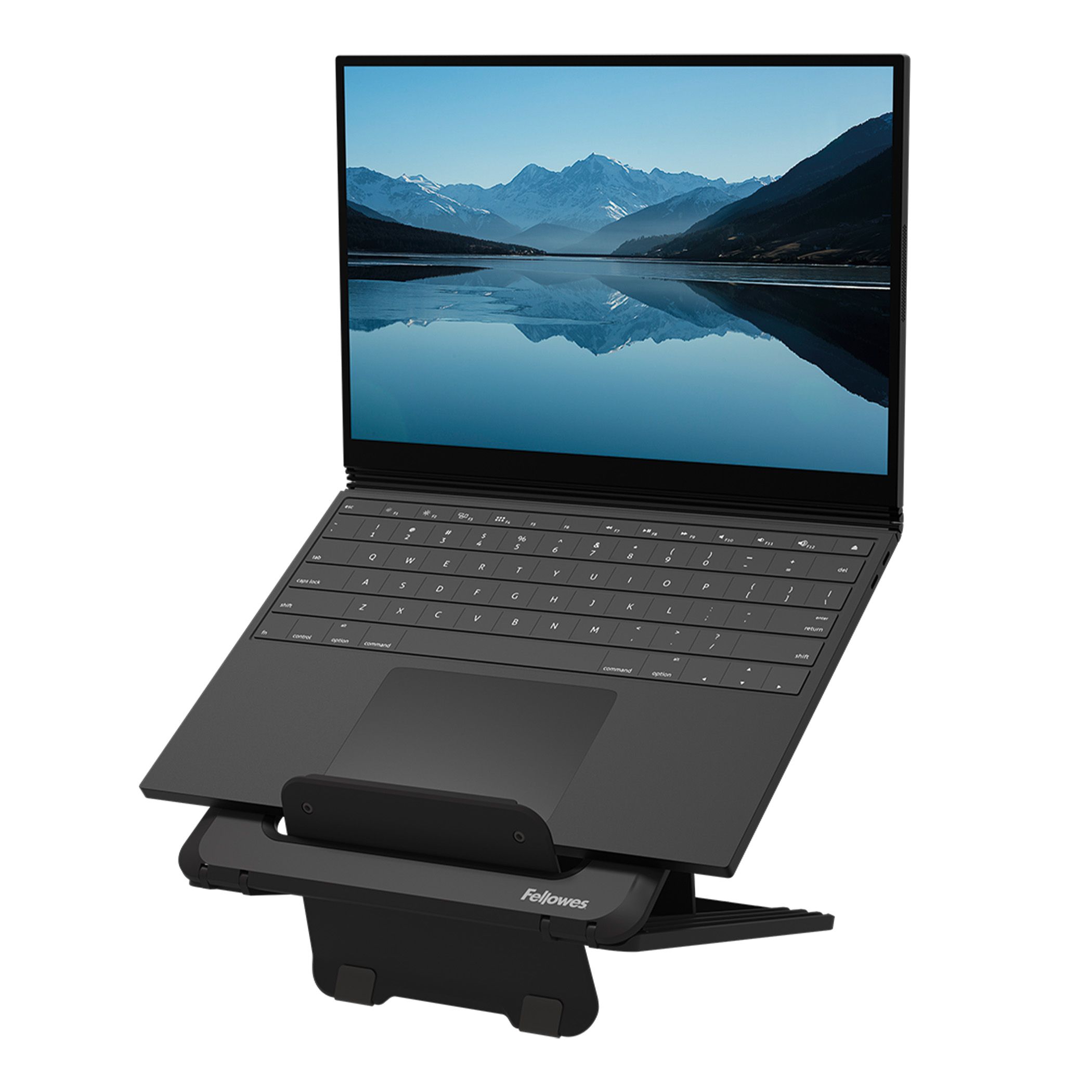 Fellowes Breyta Laptop Stand - Adjustable - Black - Up to 14"
