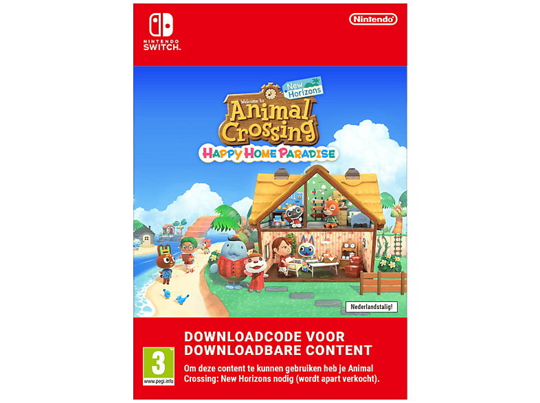 Nintendo Welcome To Animal Crossing: Happy Home Paradise (uitbreidingspas) - Switch (download Code)