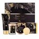 accentra - Luxe cadeauset voor dames, 5-delig, badset met geurkaars, zeep, handcrème, lichaamsboter en badbom, wellnessset voor vrouwen en meisjes