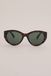 WE Fashion Lunettes de soleil femme brun foncé taille unique