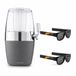 InnovaGoods Pack distributeur de bière fraîche et 2 lunettes de soleil pliables Sunfold Spain Noir
