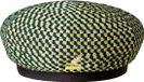 Kangol Dames baret Geo Board Geel Polyester L