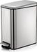 GONICVIN Poubelle à pédale en acier inoxydable 5L Argent