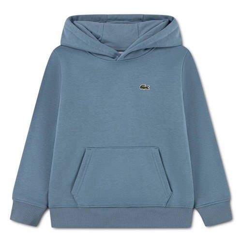 Lacoste fleece sweater met logo - blauw