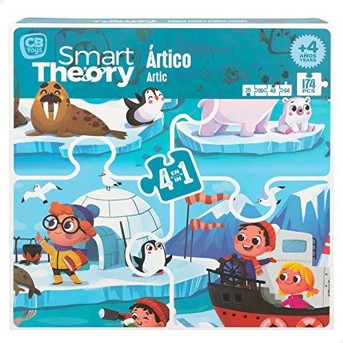 COLORBABY - CB puzzel 4 in 1 van het arctic (49738)