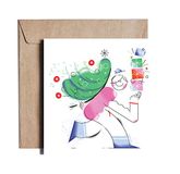 Little PIESKOT Little Donkey – wenskaart – design uit Polen