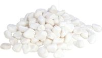 Gerimport Kiezelsteentjes - 2x - wit - zakje 550 gram - 2-4 cm - decoratie steentjes