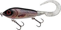 Abu Garcia Svartzonker McMy Tail Jerkbait – Clear High-Impact ABS, Eco-Friendly Weighted, Realistic 3D Effect, Designed in Sweden for Freshwater & Saltwater Fishing, Real Roach 20 cm