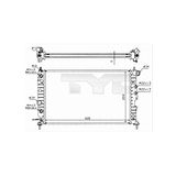 Tyc Koeler, motorkoeling 725-0004-R