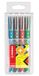 STABILO worker+ colorful Rollerball Pen Set - 4 Colors
