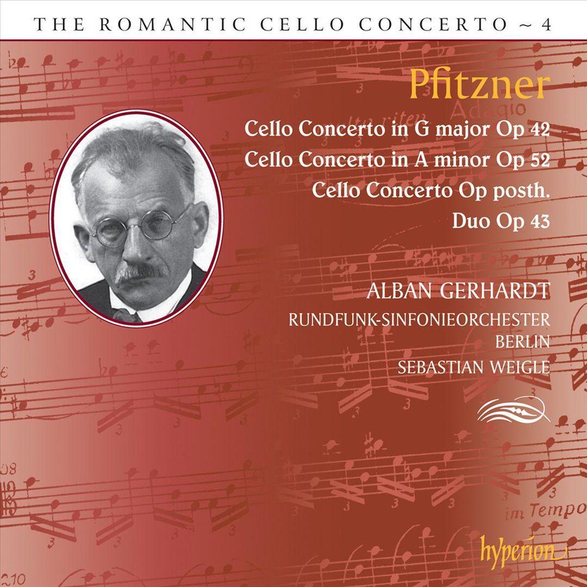 PIAS Nederland Pfitznerthe Romantic Cello Concerto 4 - Muziek
