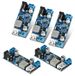 SURIGHT 24 V/12 V naar 5 V 5 A DC-DC USB step module down - Set van 5 - Auto en camper met bescherming tegen overbelasting