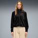 PUMA Veste de survêtement en velours Essentials Elevated Femme, Vêtements, Noir, S