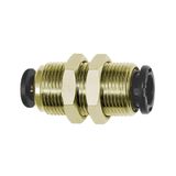 Riegler Rechte Schott-stekkerverbinding reducerend »click-clock«, M15x1,0, voor slang-buiten-Ø 4/8 mm, werkdruk max. 16 bar, MS vern.