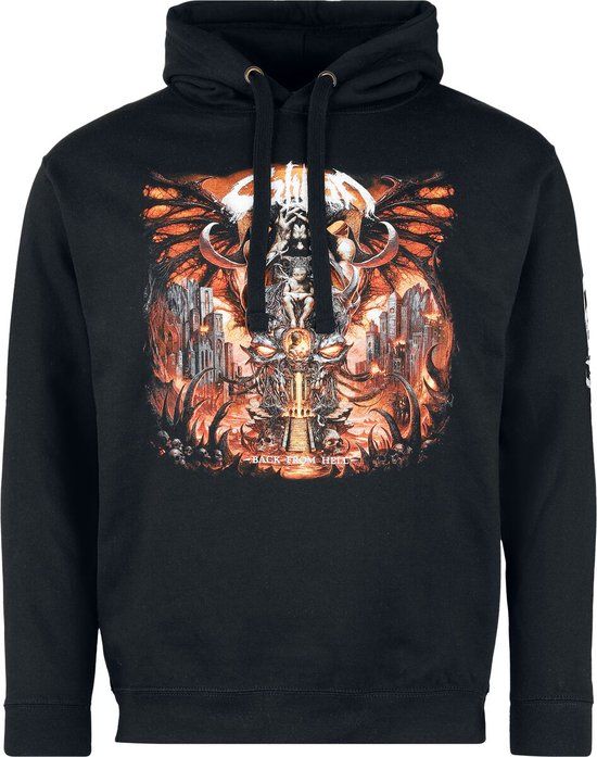 Caliban Back From Hell Heren Trui met capuchon - zwart - S