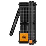 Fiskars SureCut draagbare trimmer met gerecyclede snijlijn, 12 inch gesneden, zwart, 01-005454